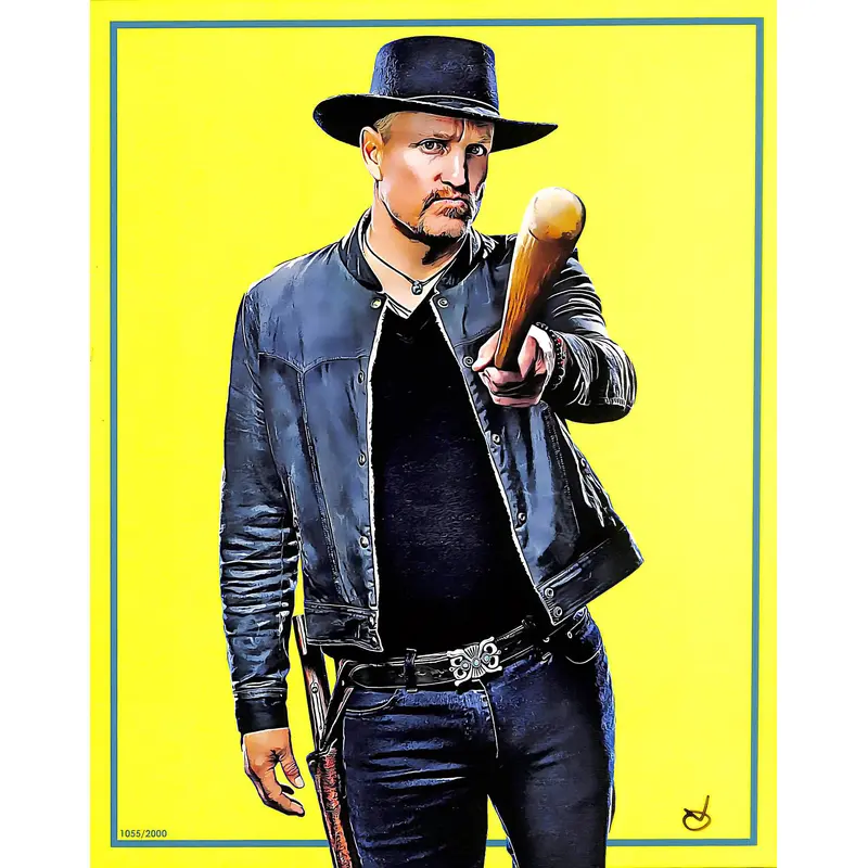 Oscar Van Authentic Signed 8x10 Zombieland Tallahassee Art Print Photo 1055/2000