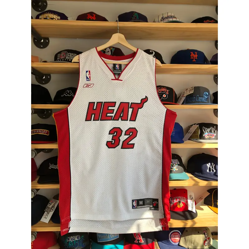 Vintage Reebok Miami Heat Shaquille ONeal Swingman Jersey Medium