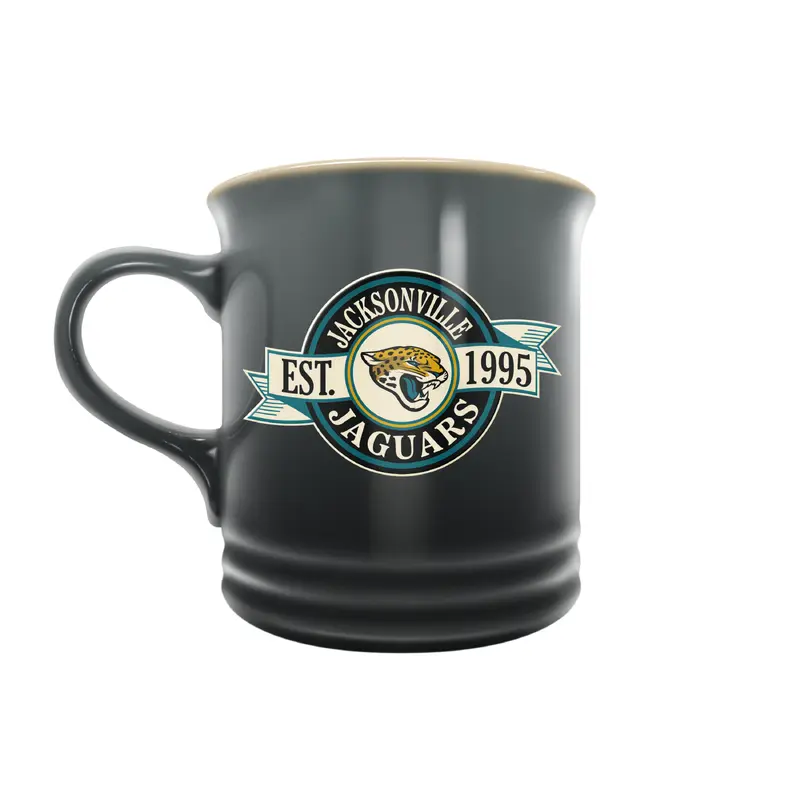 NFL Jacksonville Jaguars  14 oz Stoneware Mug Banner Design