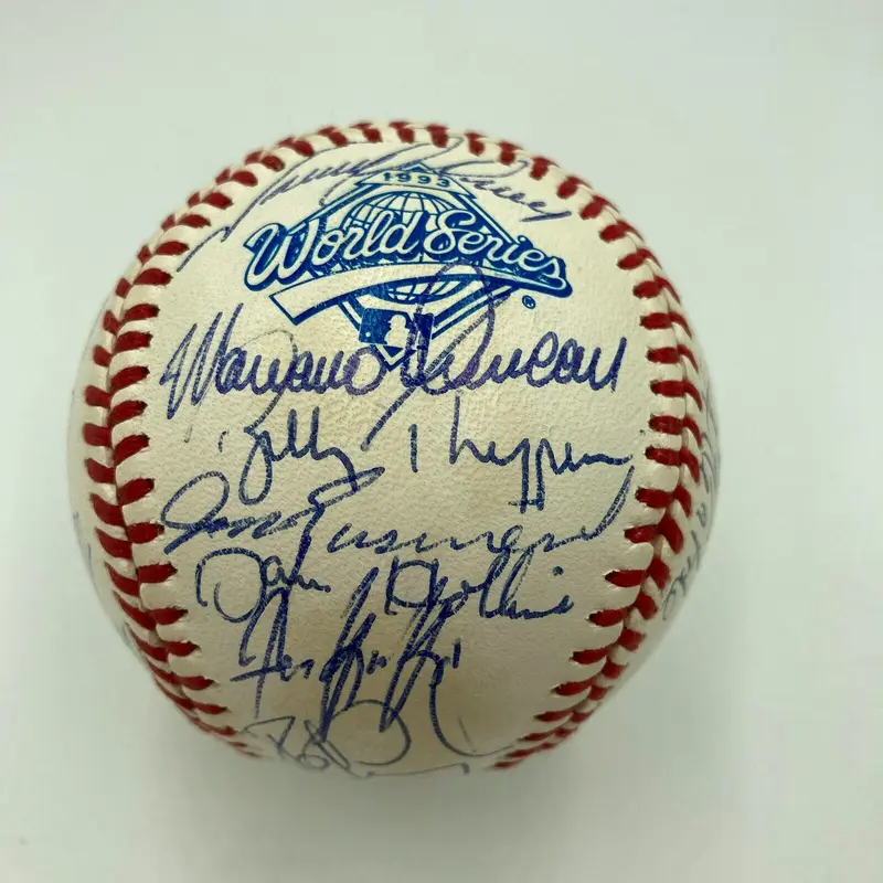 1993 Philadelphia Phillies NL Champs Team Signed World Series Baseball JSA COA