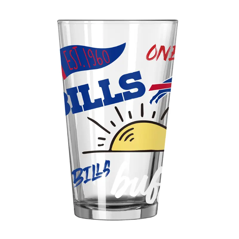 Buffalo Bills 16oz Native Pint Glass