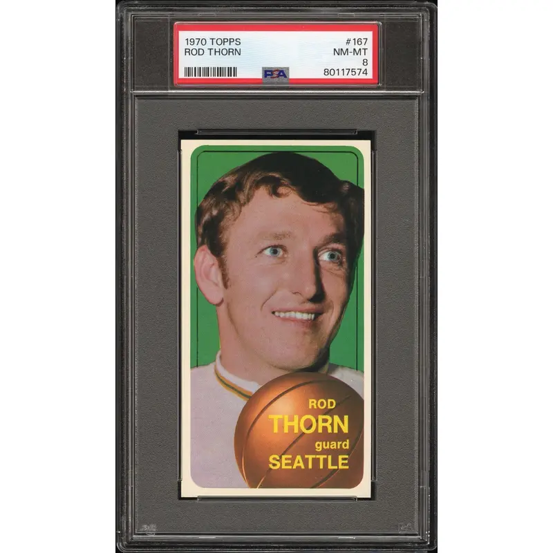 Rod Thorn 1970 Topps #167 PSA 8 NM-Mint