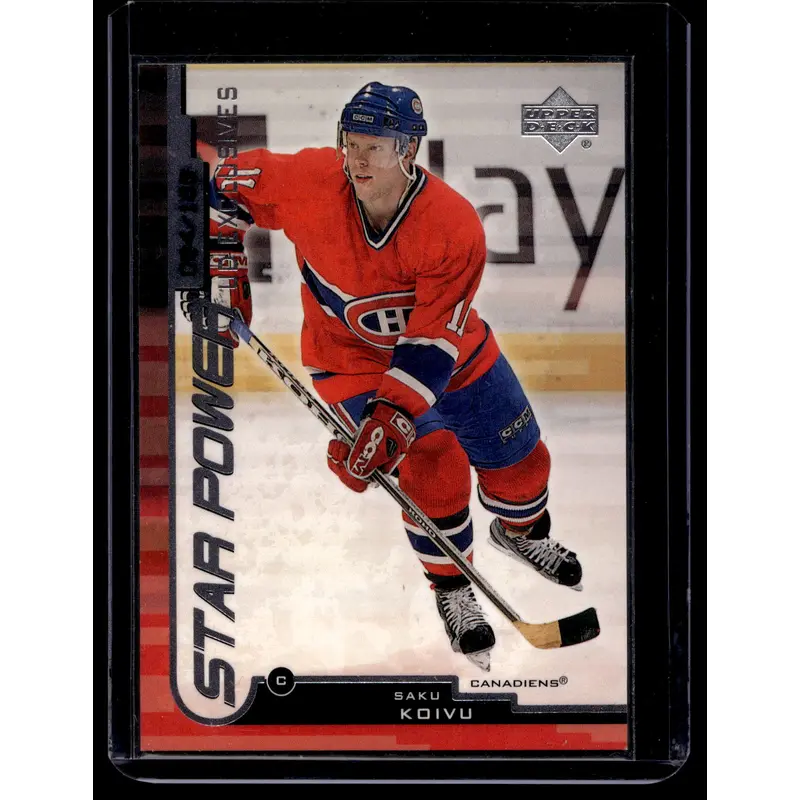 1999-00 Upper Deck - UD Exclusives - Star Power - Saku Koivu #157 /100
