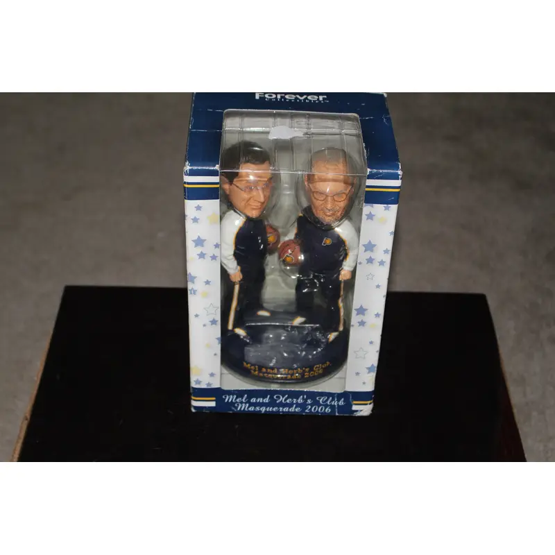 Mel and Herb Simon Indiana Pacers 2006 Masquerade Bobblehead, Rare #348/900