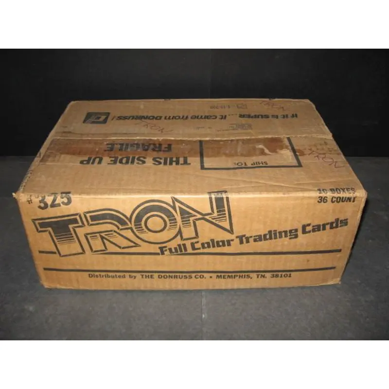 1982 Donruss Tron Unopened Wax Case (16 Box)