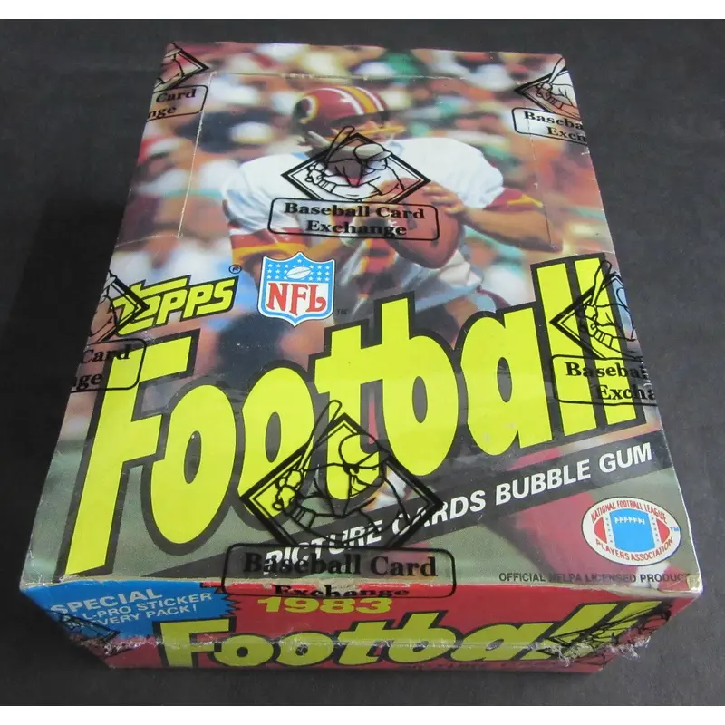 1983 Topps Football Unopened Wax Box (BBCE) (Non X-Out)