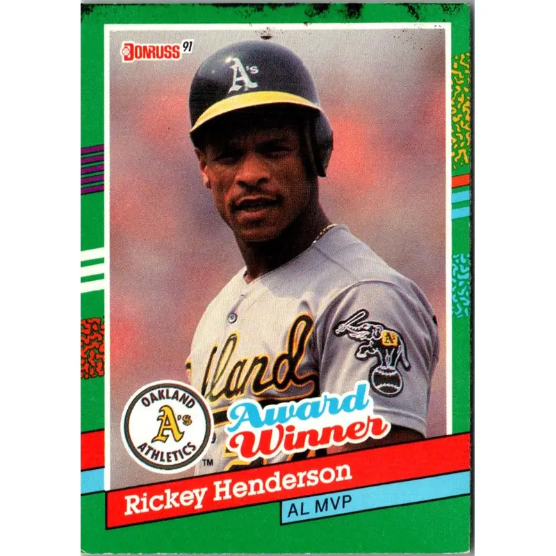 1991 Donruss Rickey Henderson #761