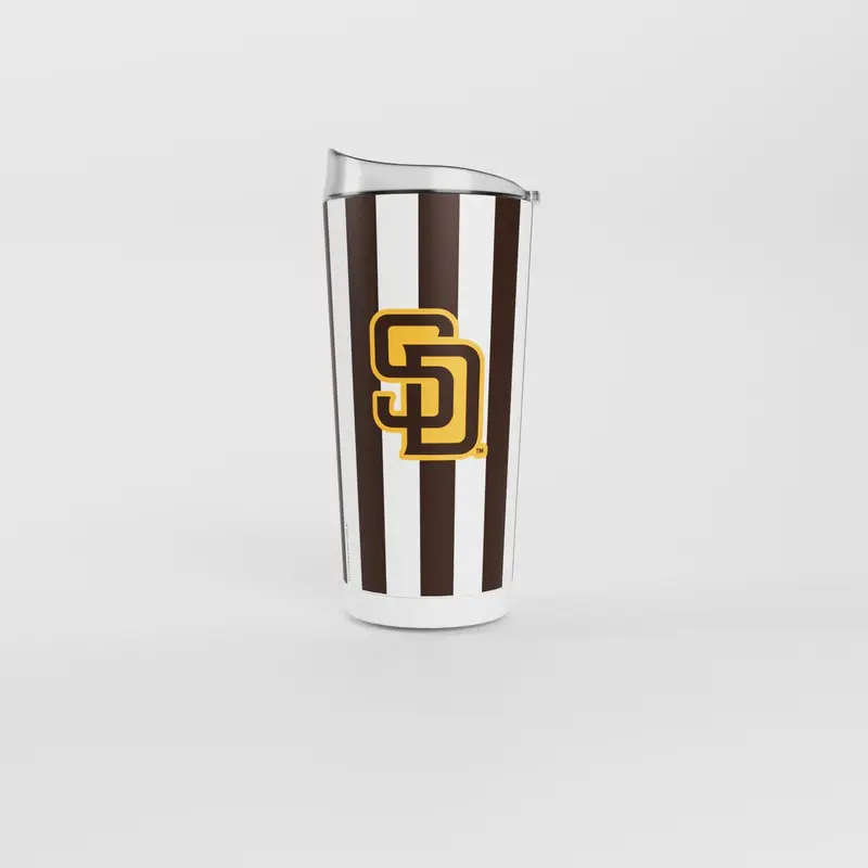 SD Padres 20oz Striped Powder Coat Tumbler