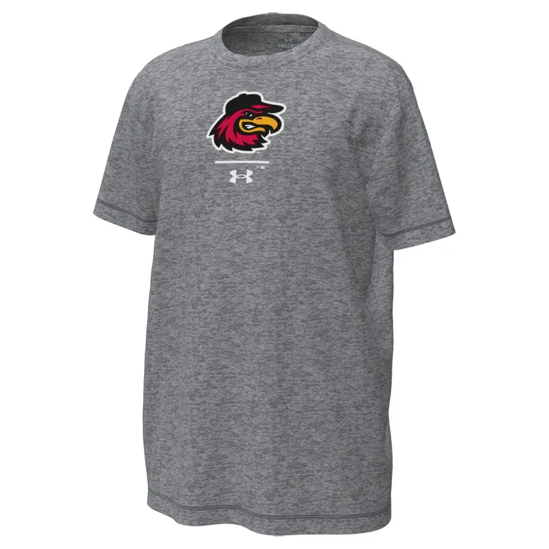 Rochester Red Wings Youth Gray Under Armour Tee