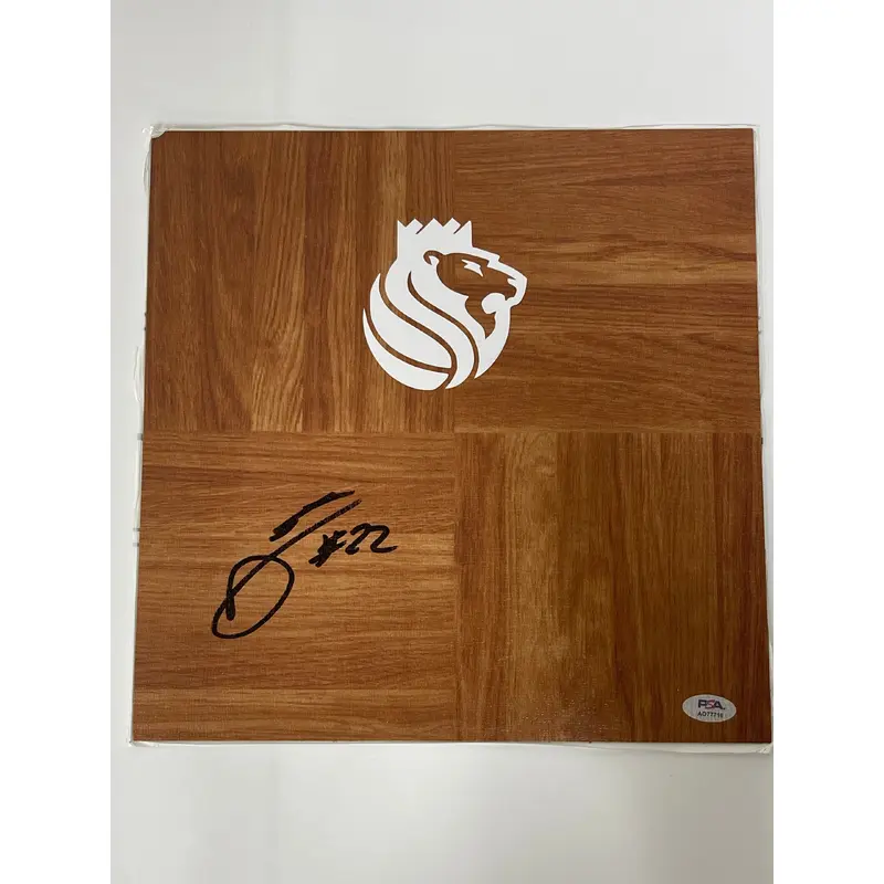 Devin Carter Signed floorboard PSA/DNA Autographed Sacramento Kings