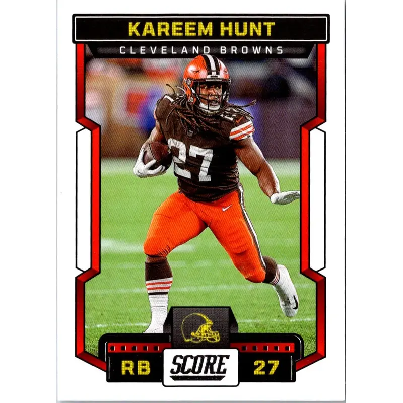 2023 Score Red Kareem Hunt #208