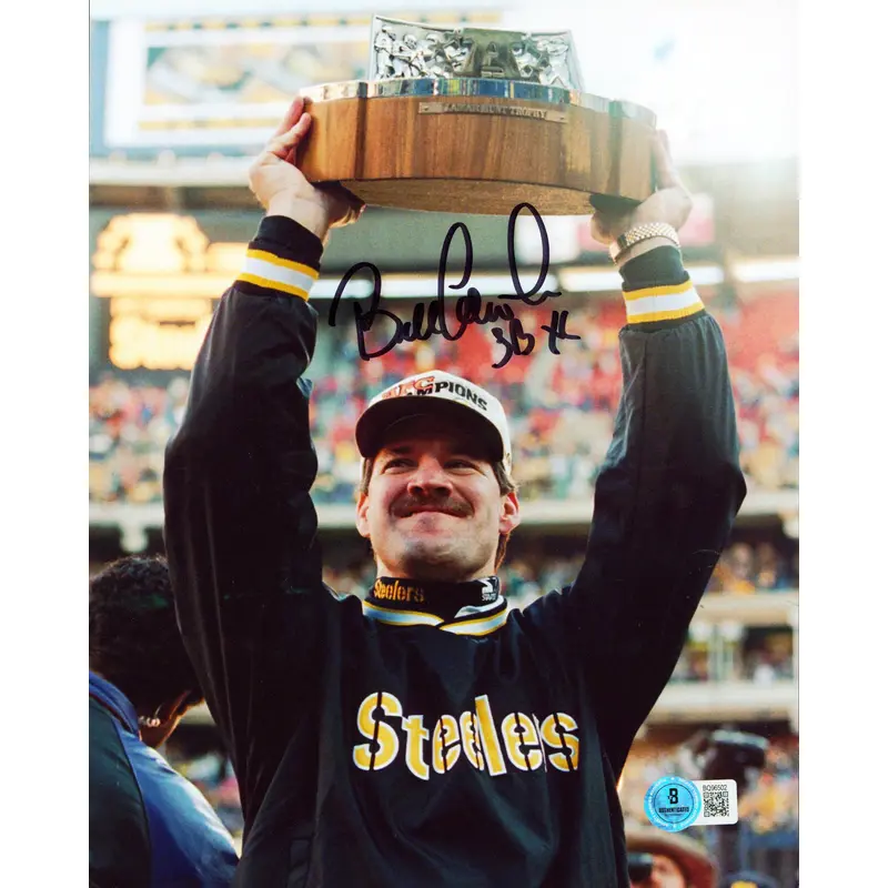 Steelers Bill Cowher Authentic Signed 8x10 Vertical Photo Autographed BAS 1