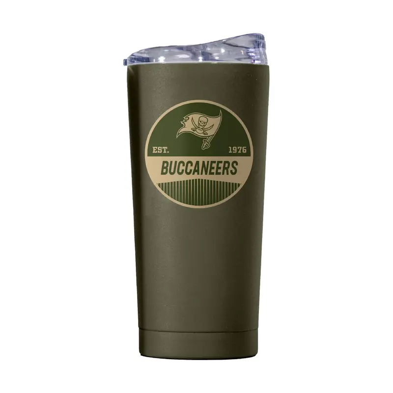 Tampa Bay Buccaneers 20oz Badge Powder Coat Tumbler