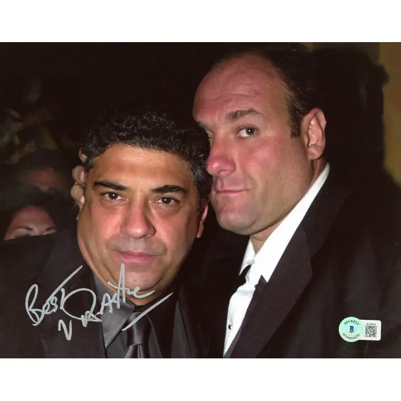 Vincent Pastore The Sopranos "Best" Authentic Signed 8x10 Photo BAS #BJ32643