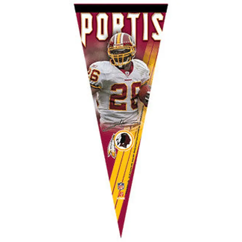 Clinton Portis "Signature" Premium Felt Pennant L.E. /2,008