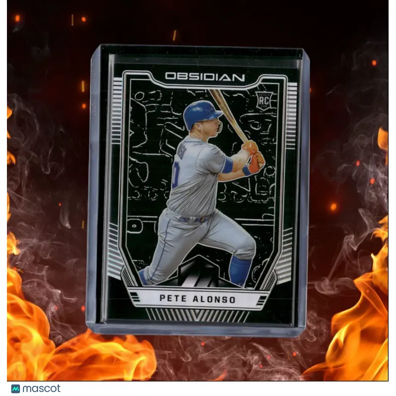 2019 Panini Obsidian Pete Alonso Contra Silver Prizm Rookie #45