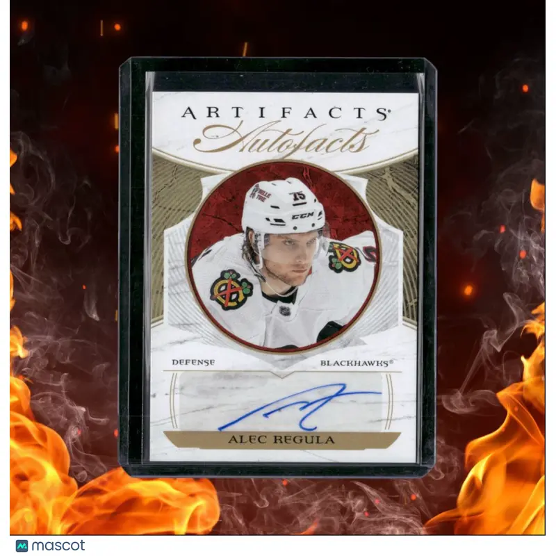 2022-23 Upper Deck Artifacts Alec Regula Autofacts Auto #AF-AR