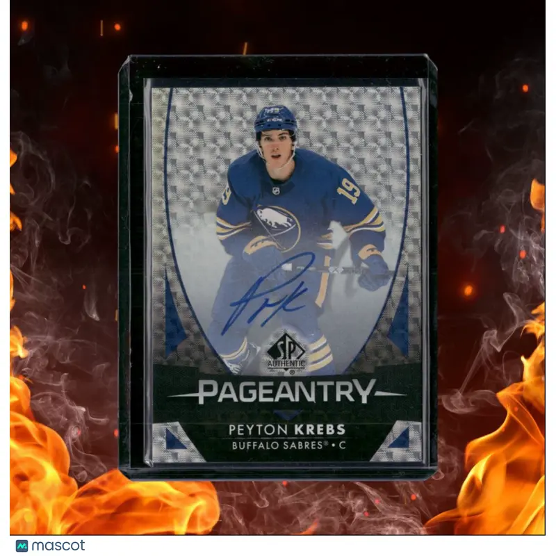 2023-24 SP Authentic Peyton Krebs Pageantry Auto #P-49