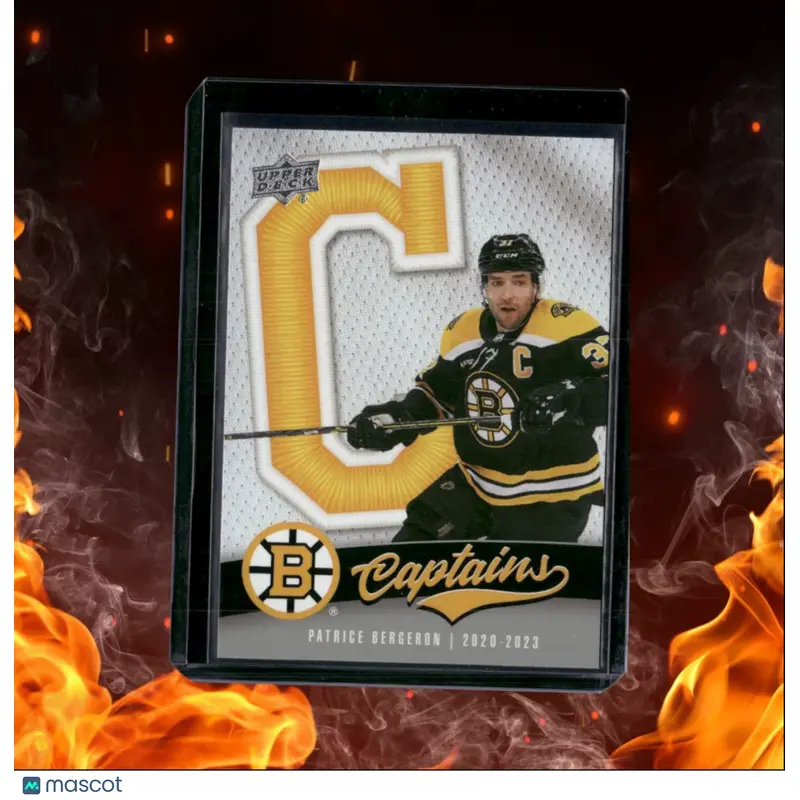 2023-24 Upper Deck Boston Bruins Centennial Patrice Bergeron Captains #163