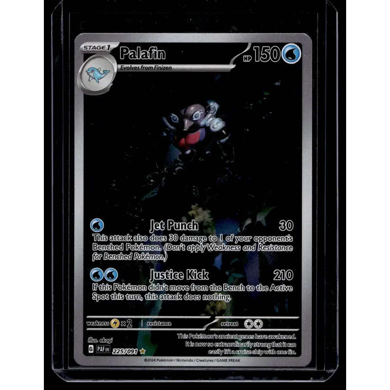 2023 Pokemon Scarlet & Violet - Paldean Fates - Illustration Rare - Palafin #225