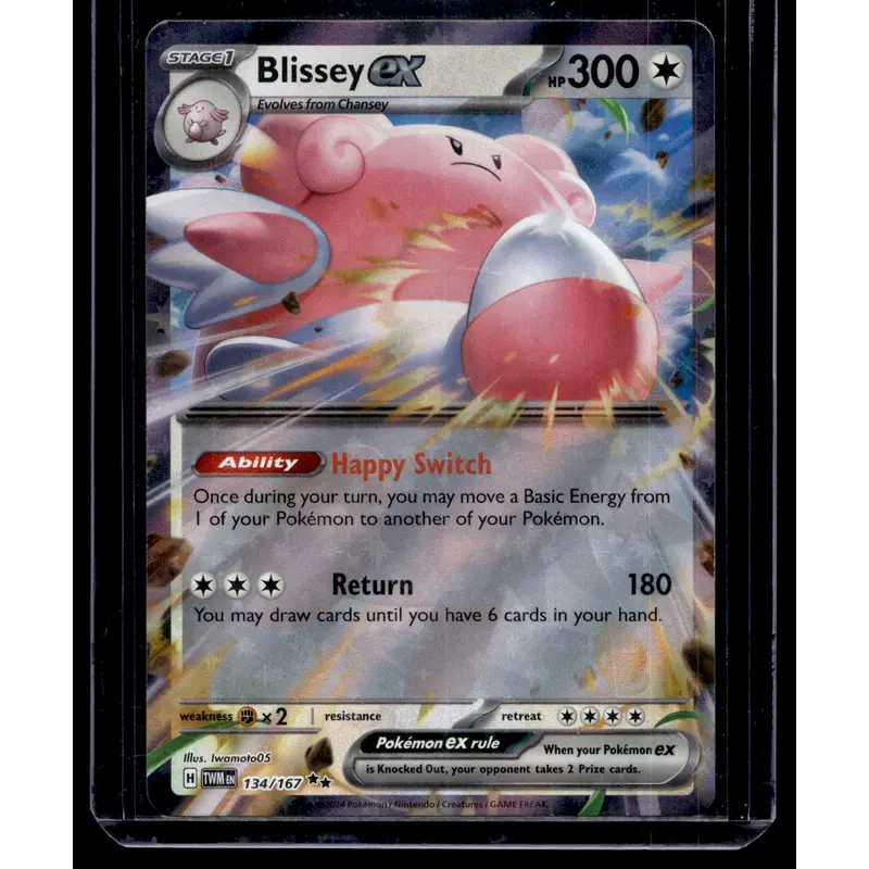 2024 Pokemon - Scarlet & Violet - Twilight Masquerade - Blissey ex #134