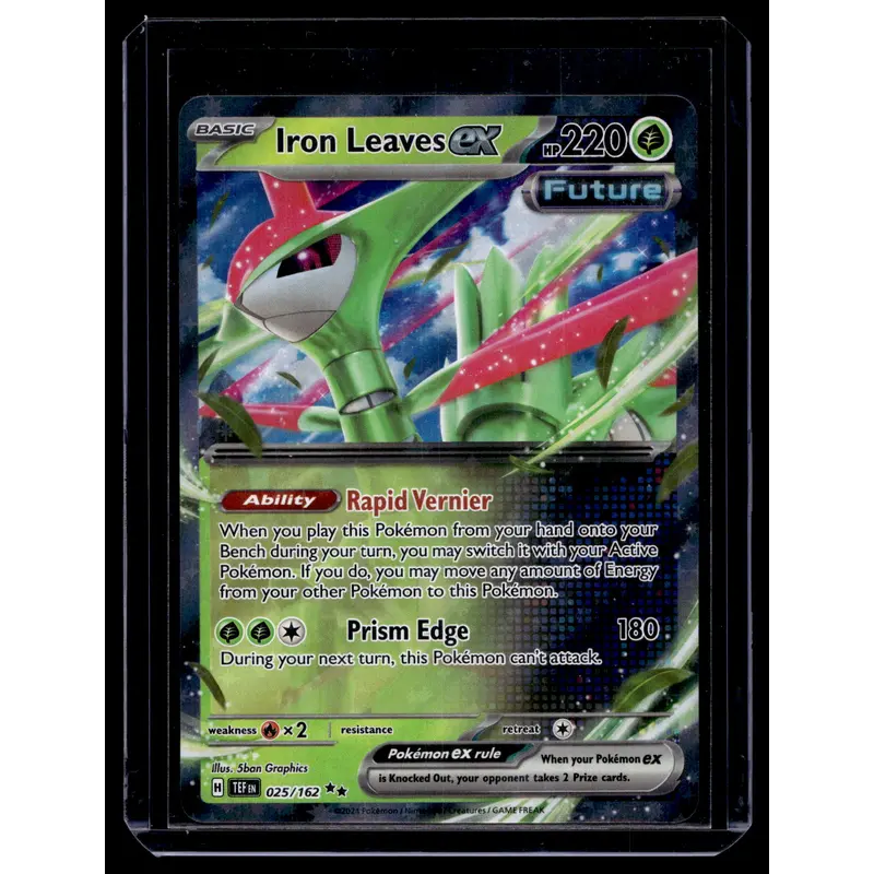 2024 Pokemon - Sword & Shield - Temporal Forces - Iron Leaves ex #025