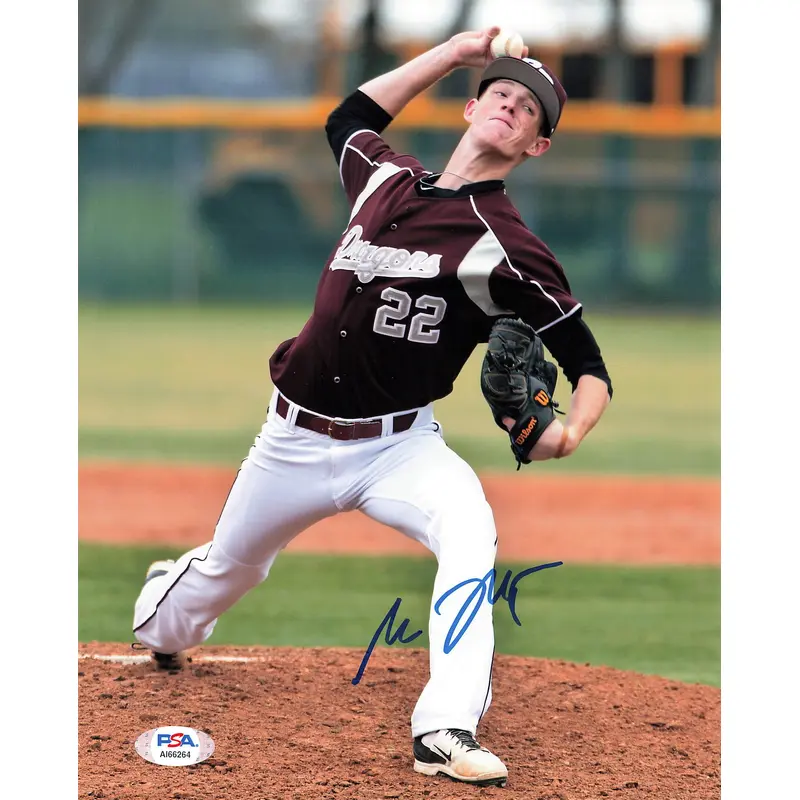 Mason Thompson signed 8x10 photo PSA/DNA Autographed Washington Nationals