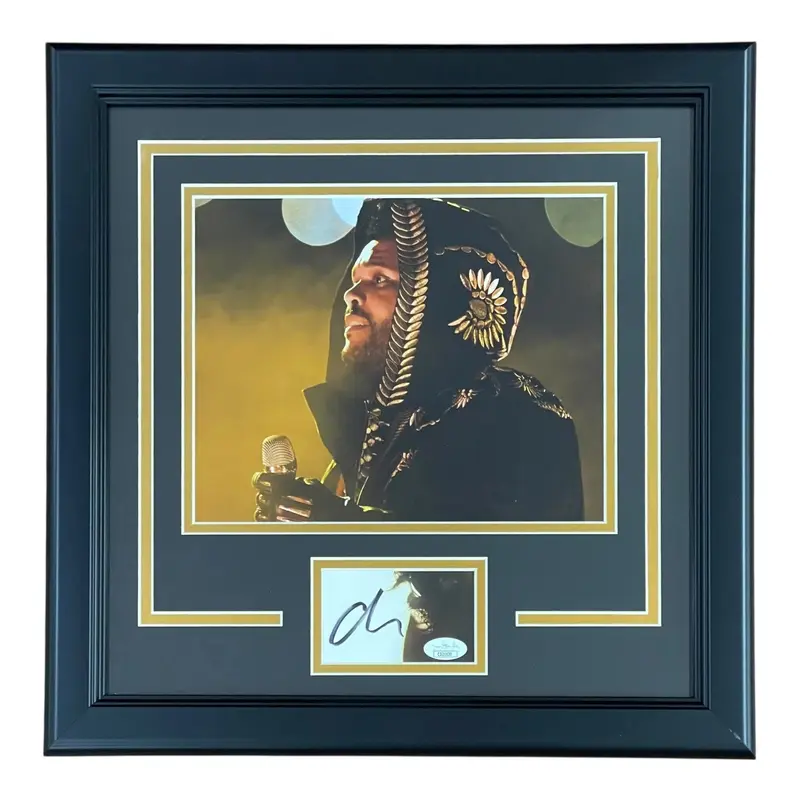 The Weeknd Autographed Hurry Up Tomorrow Deluxe Framed CD Cover - JSA