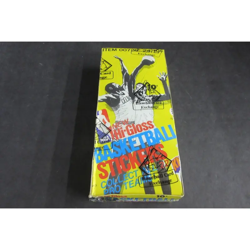 1976/77 Fleer Basketball Unopened Stickers Box (FASC)
