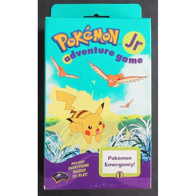 1999 Nintendo Milton Bradley Pokemon Jr Adventure Game Box
