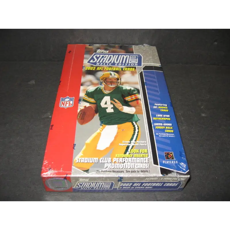 2002 Topps Stadium Club Football Relic Edit Box (R Dk Blue)
