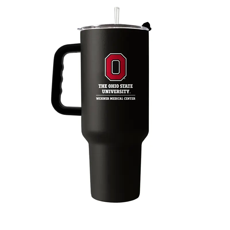 Ohio State Wexner Medical Center Black 40oz Powder Coat Tumbler