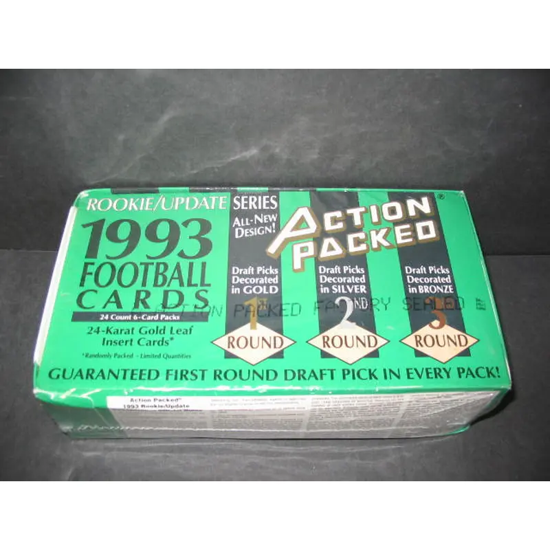 1993 Action Packed Football Rookie Update Box
