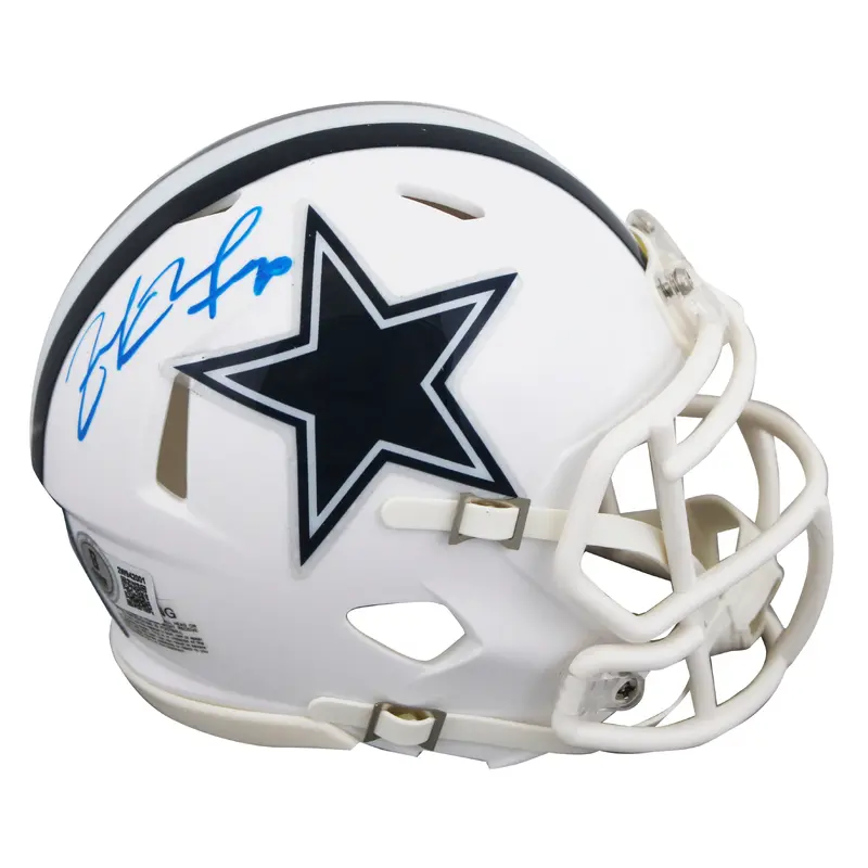 Cowboys Zack Martin Authentic Signed 2022 On Field Speed Mini Helmet BAS Witness