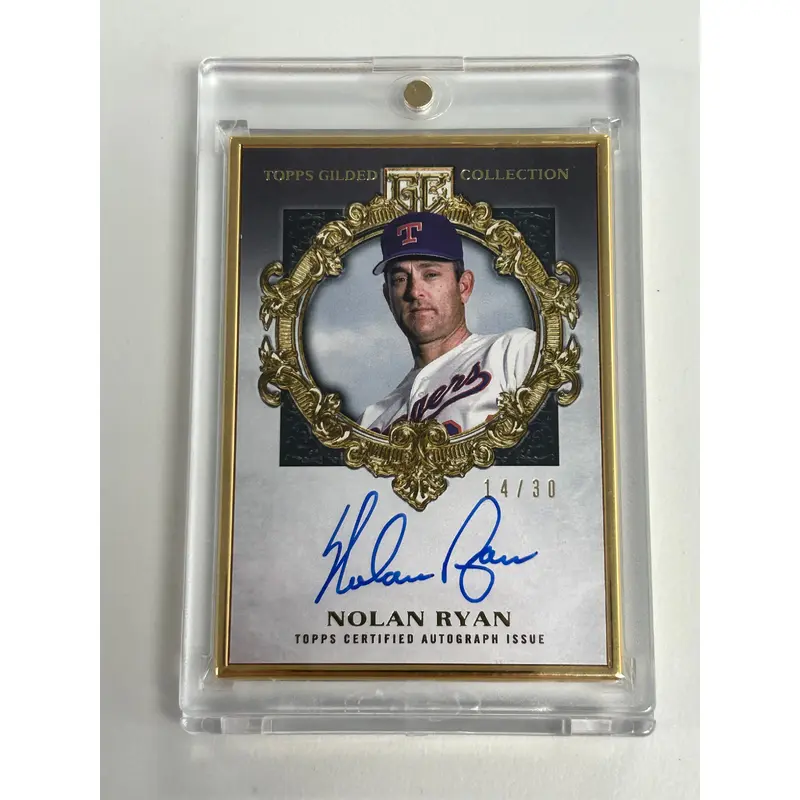 Nolan Ryan 2022 Topps Gilded Framed Auto #14/30