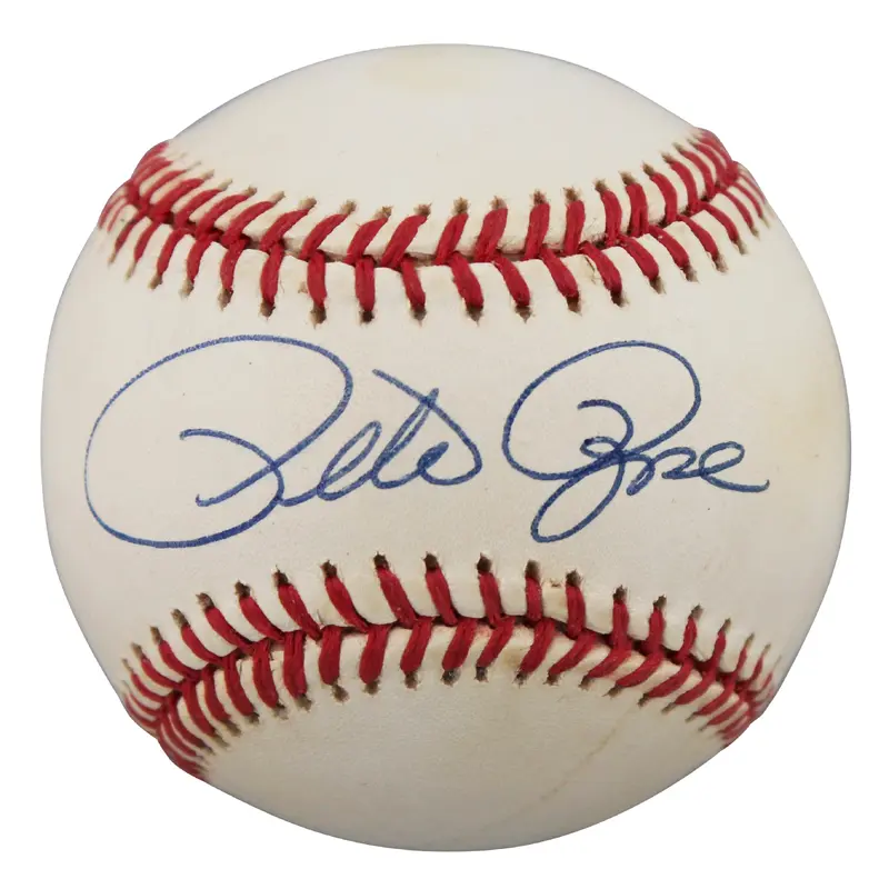 Reds Pete Rose Authentic Signed William White Baseball ONL BAS #BN73287
