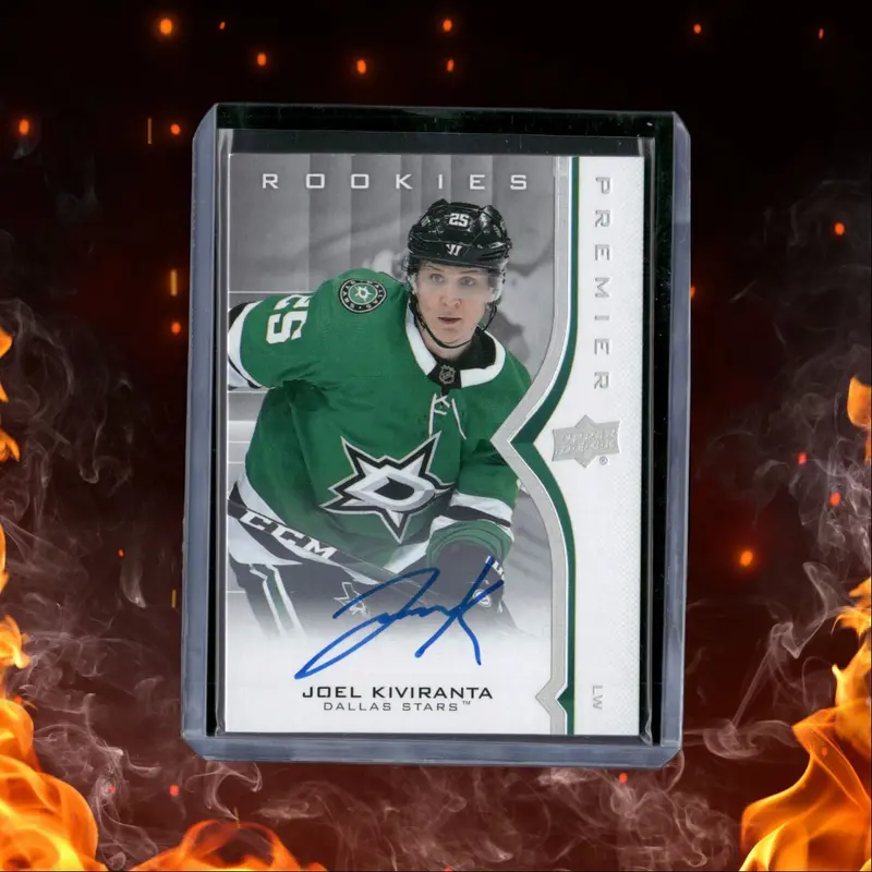 2021-22 Upper Deck Premier Joel Kiviranta Rookie Auto #56