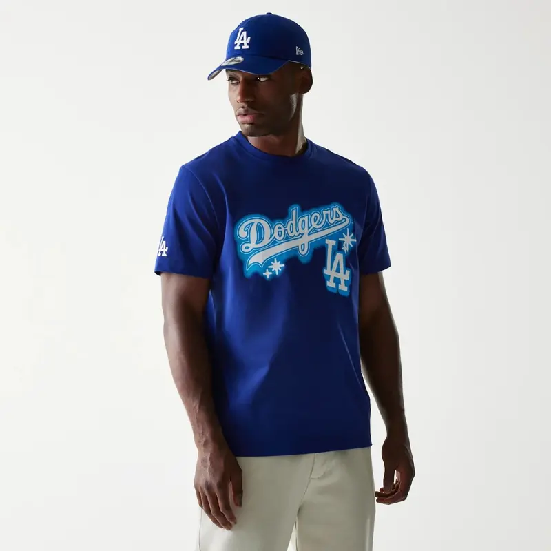 LA Dodgers OVO x MLB Dark Blue T-Shirt