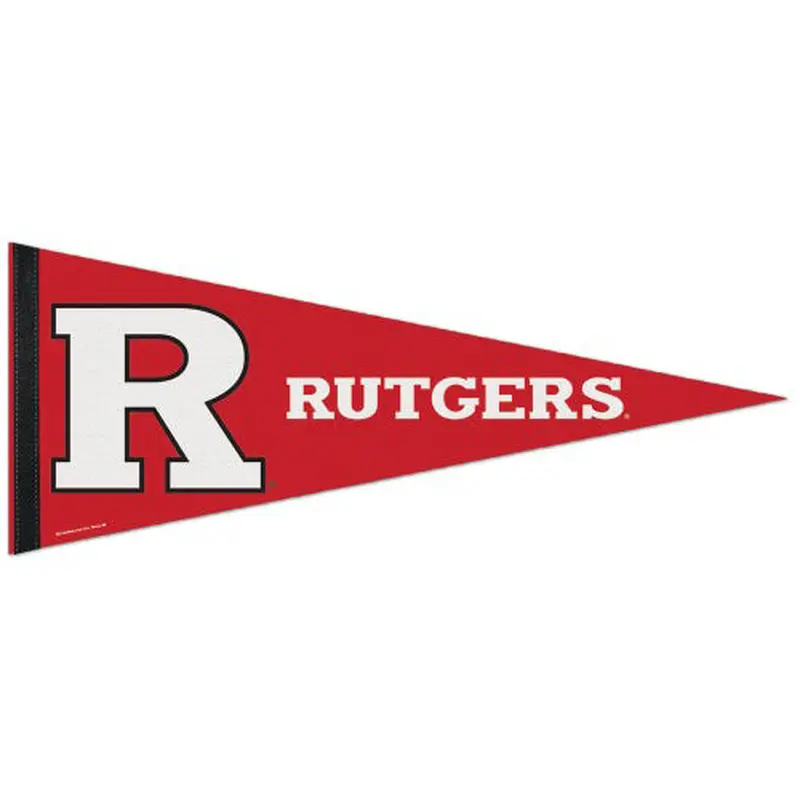 Rutgers Scarlet Knights Official NCAA Team Logo Premium Felt Pennant - Wincraft Inc.