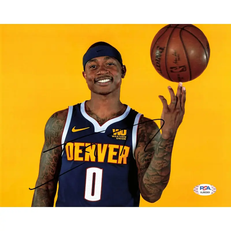 Isaiah Thomas signed 8x10 photo PSA/DNA Denver Nuggets