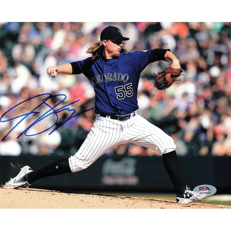 JON GRAY signed 8x10 photo PSA/DNA Colorado Rockies Autographed