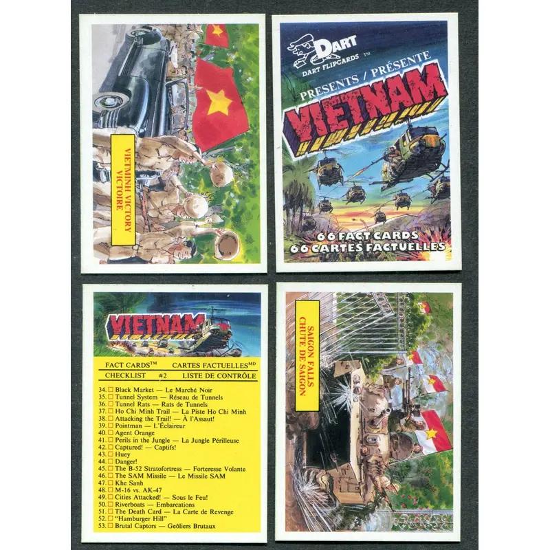 1988 Dart Vietnam Complete Set (66) NM/MT