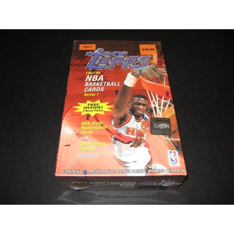 1998/99 Topps Basketball Series 1 Blaster Box (22/8)
