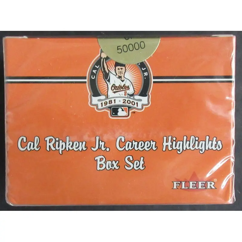 2001 Fleer Baseball Cal Ripken Jr. Career Highlights Factory Set (60)
