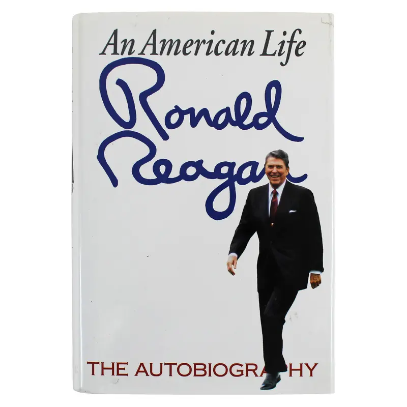 Ronald Reagan An American Life First Edition Hardcover Book Un-signed