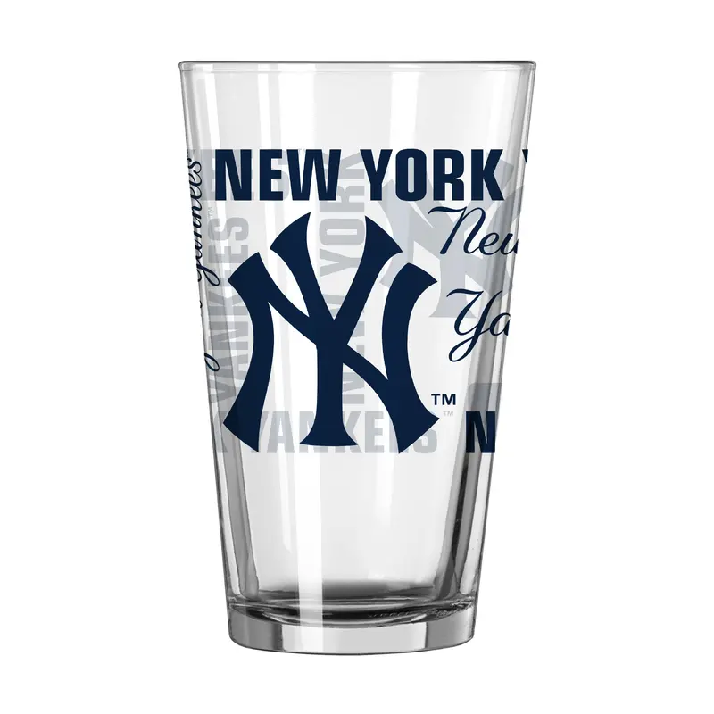 New York Yankees 16oz Spirit Pint Glass