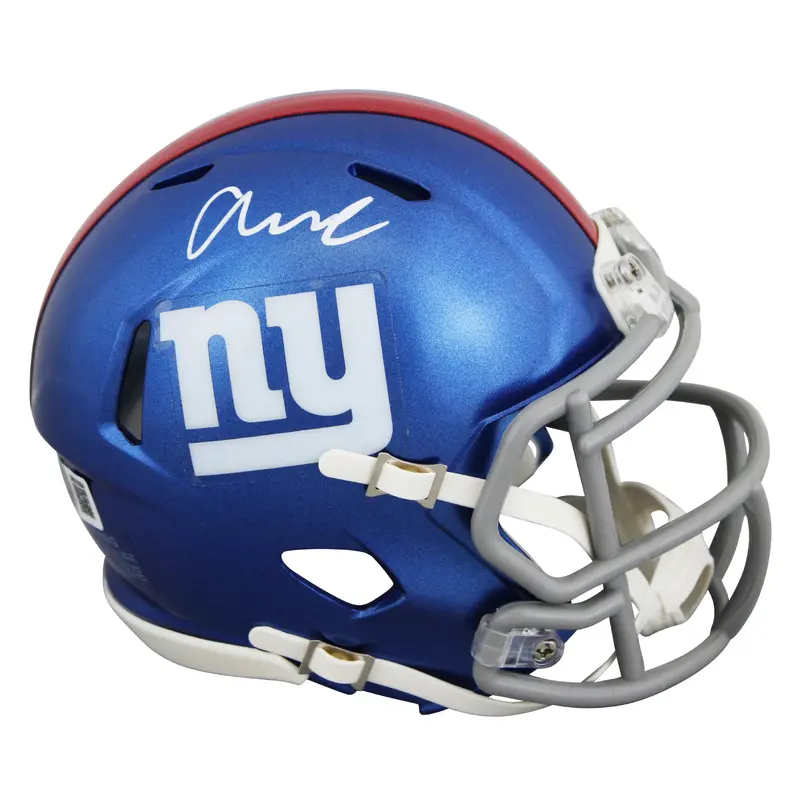 Giants Abdul Carter Authentic Signed Speed Mini Helmet Autographed BAS Witnessed