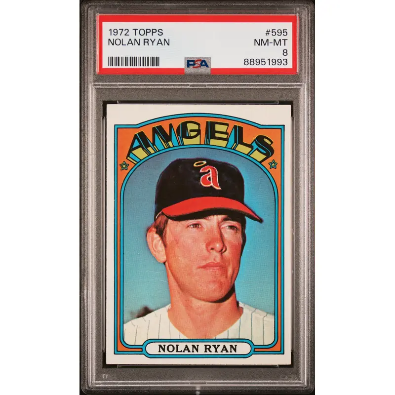 Nolan Ryan 1972 Topps #595 PSA 8 NM-MINT