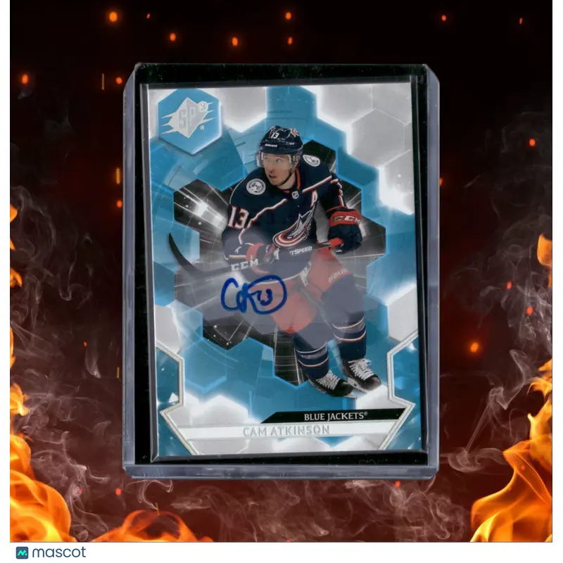 2020-21 Upper Deck SPx Cam Atkinson Auto #78