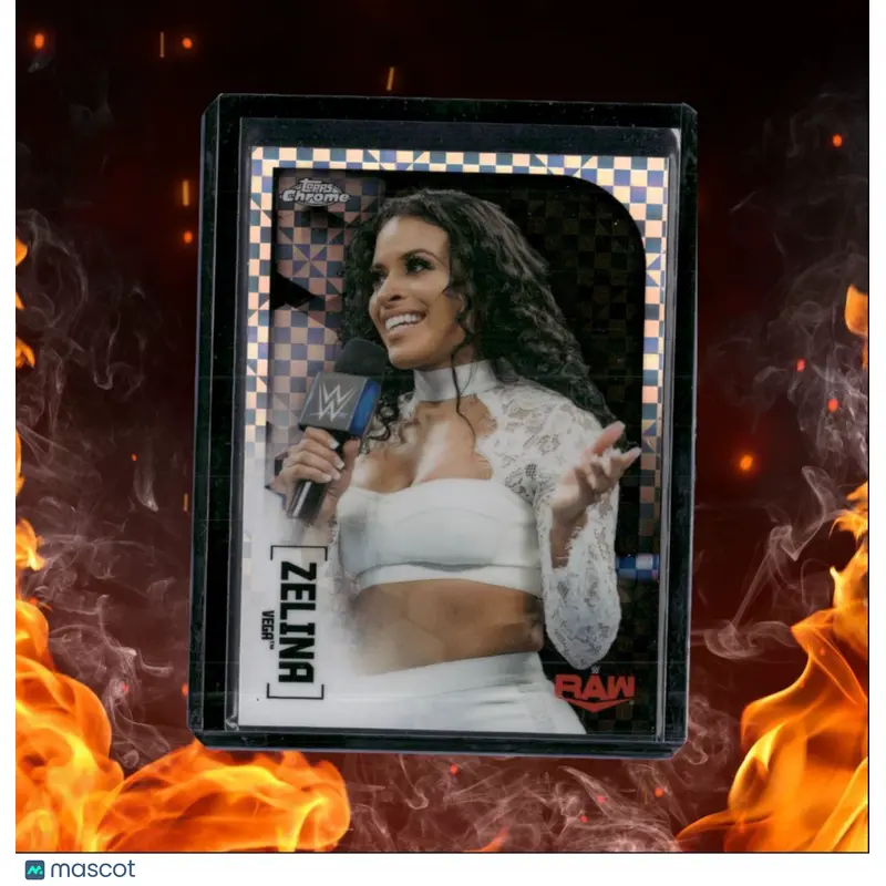 2020 Topps Chrome WWE Zelina Vega XFractor Raw #68